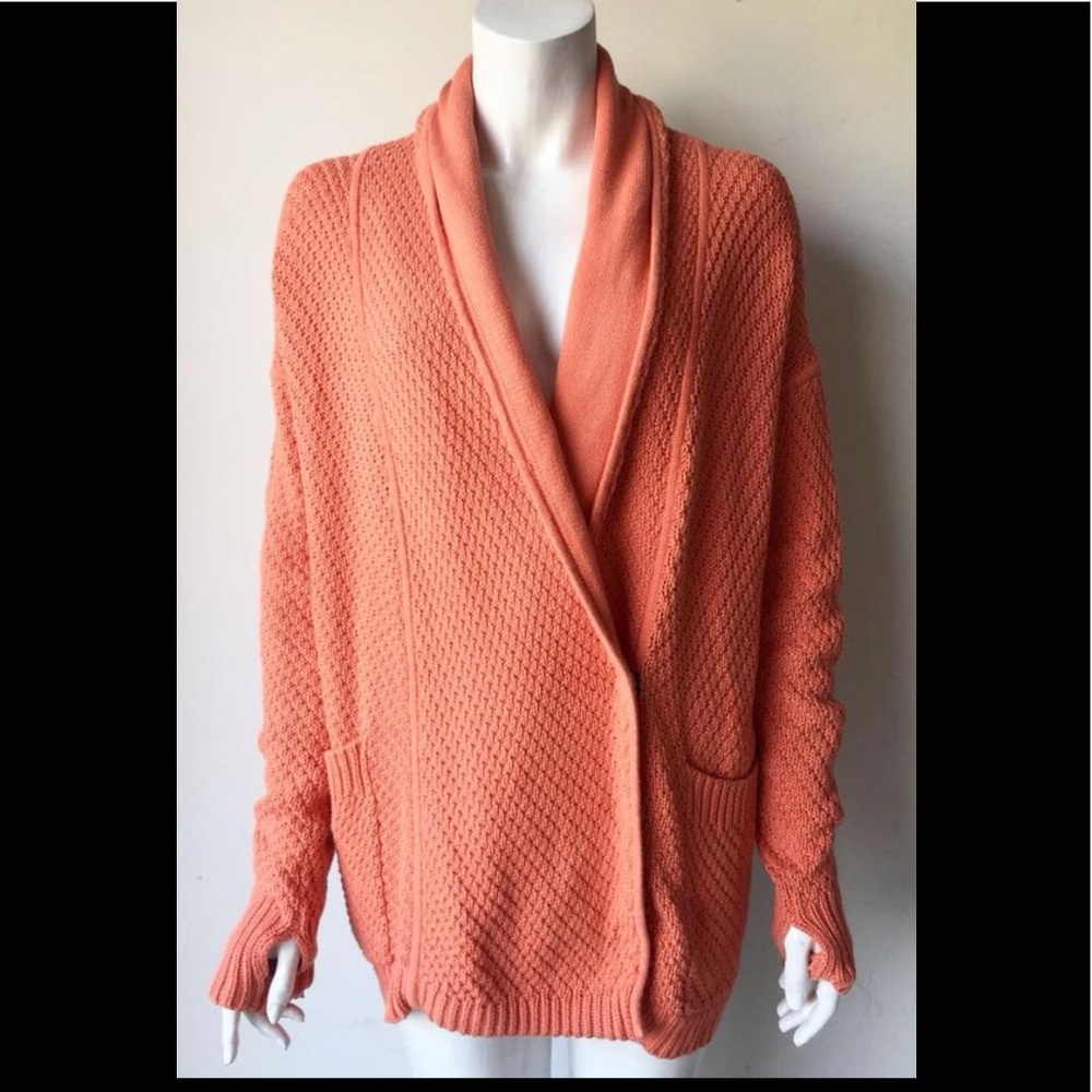 Lulu comfy orange sweater